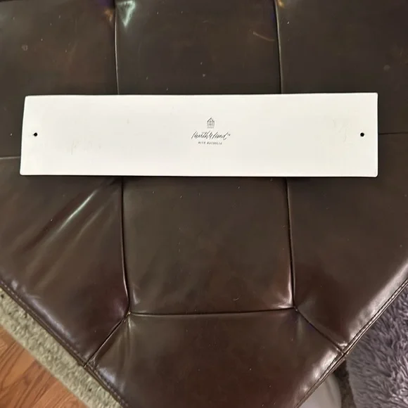 Hearth & Hand farmhouse “Powder Room” sign w/raised lettering & glazed finish - Picture 8 of 10